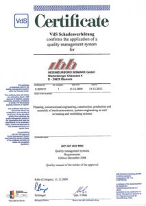 VdS certificate