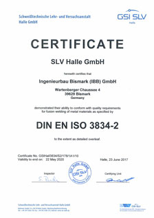 certificate 3834 2 SLV