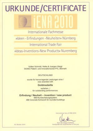 Preisträger auf der iENA 2010